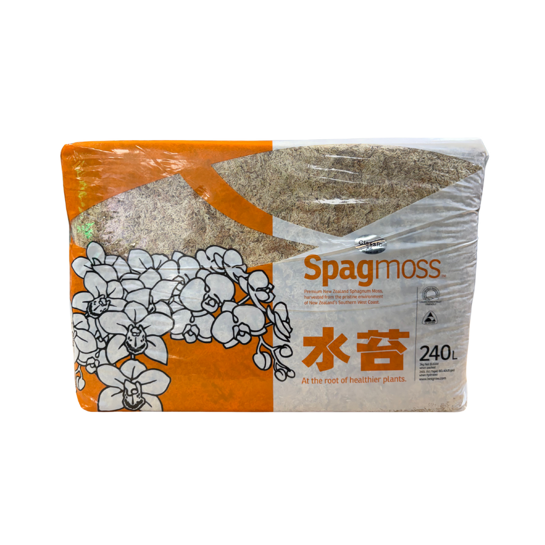 BesGrow SpagMoss 3kilo bale AA 240L/63.4gal