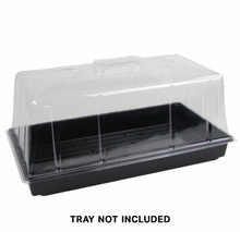 Load image into Gallery viewer, 8&quot; Mini Greenhouse Propagation Dome w/ Vents - 10&quot; x 20&quot; x 8.25&quot; (10ct)
