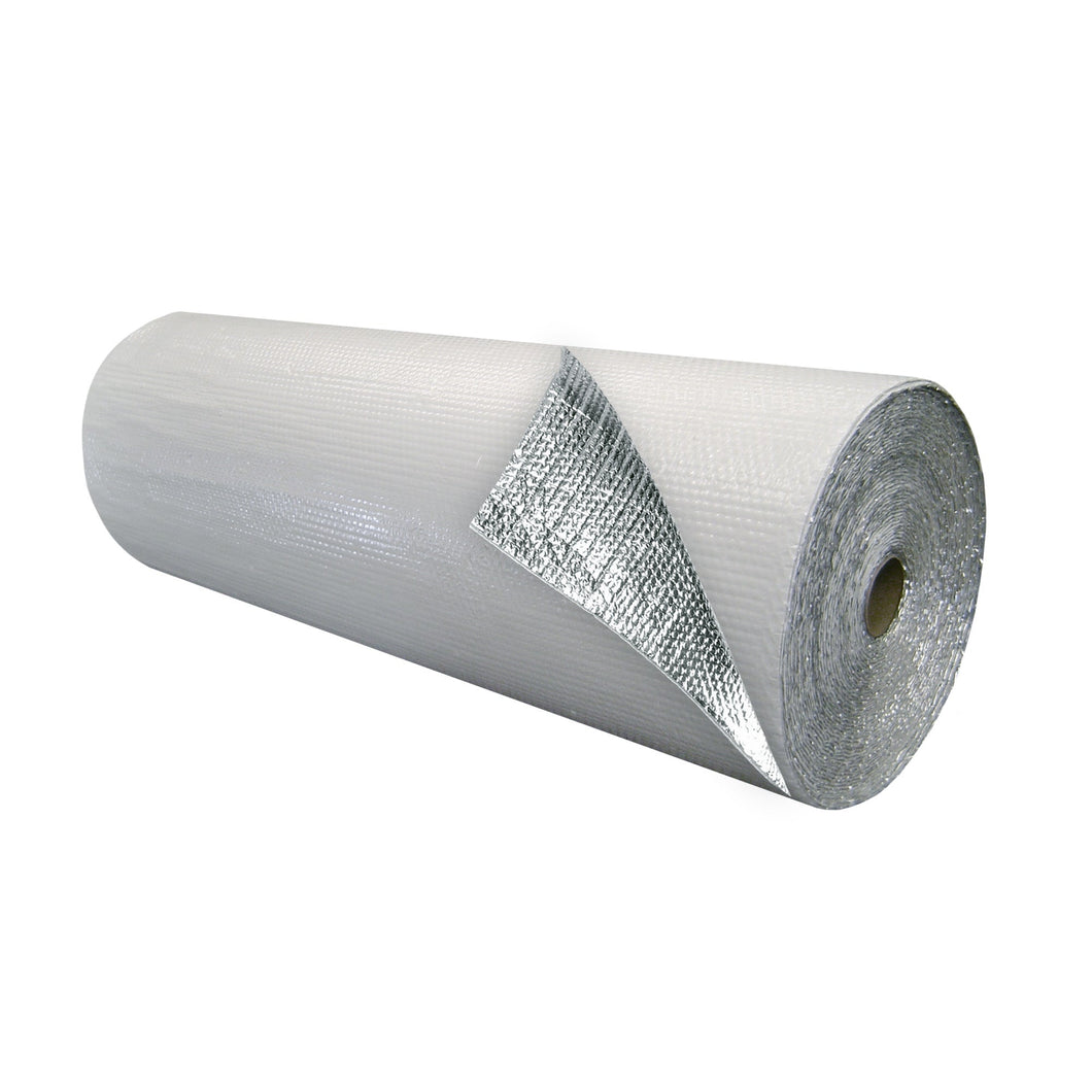 Single Bubble Insulation - White/Foil - 4' X 125' (500 sq ft)